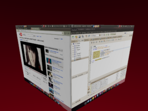 Cubo con video