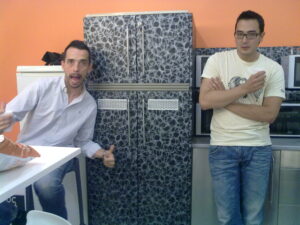 Rack de servidores en cocina